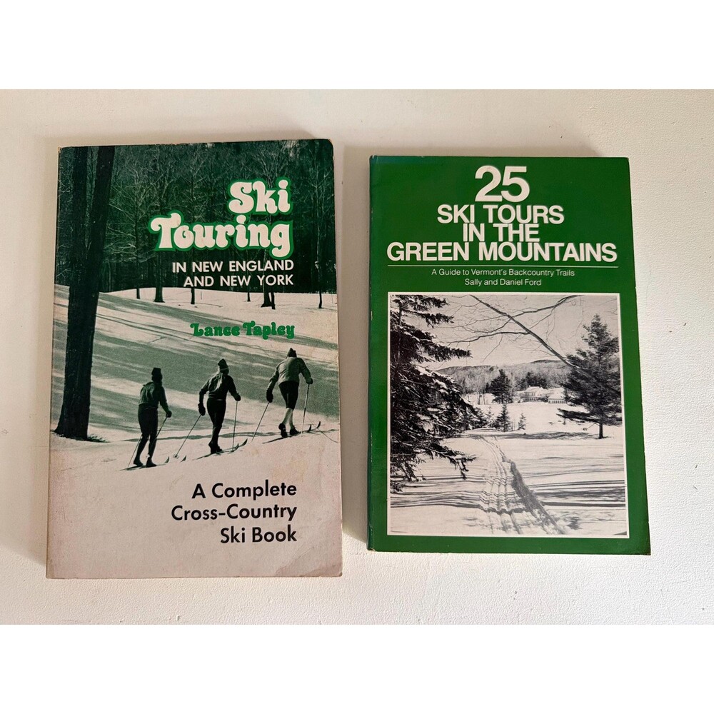 Vintage Cross Country Ski Books | Vermont, New England Ski Touring Guides